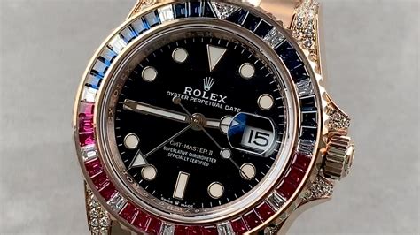 rolex gmt diamond replica|Rolex gmt master 2 size.